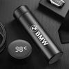 BAGV1 2026 Car Sticker 500ml Smart Thermos Bottle with Logo For BMW Performance E46 E90 F10 F30 X3 F20 E46 E60 E70 E39 E36 E87 X7 E92