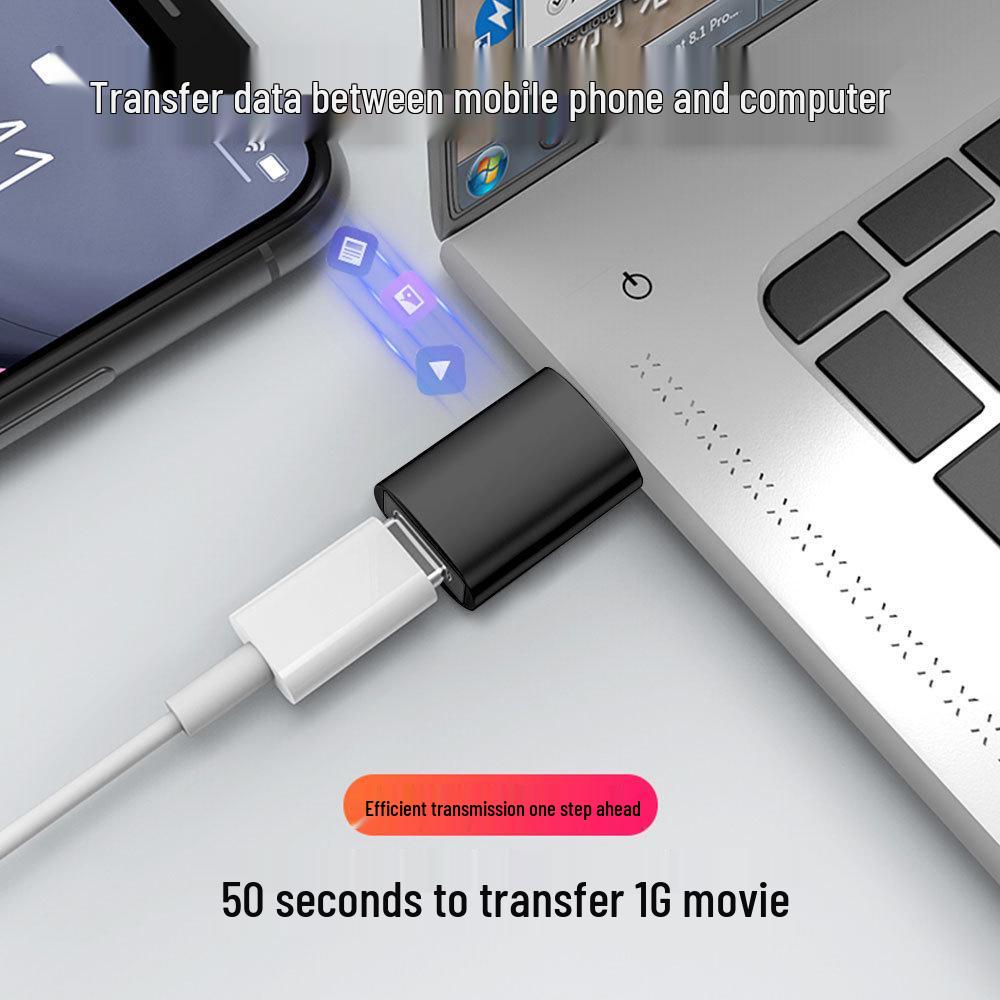 USB 3.0 Male To Type-C Female OTG Adapter for Data Transfer and Fast Charging