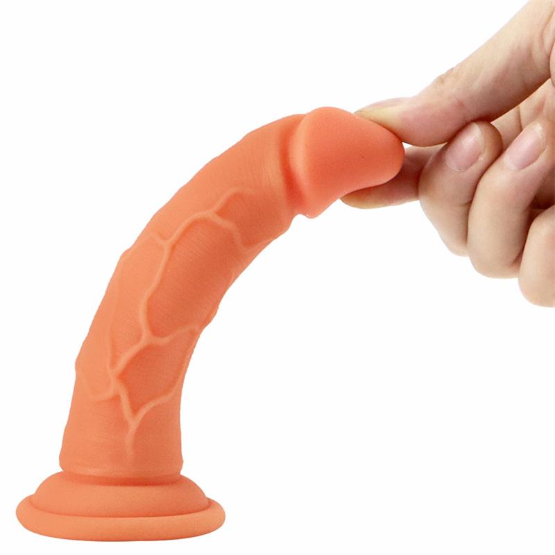 Dildo Female Eggless Masturbation Device Simulation Dildo Soft Silicone Small Penis Adult Female Products