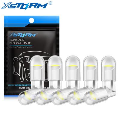 10 pezzi T10 W5W lampadina a led 194 WY5W 168 501 2825 COB Auto 12V LED per auto cuneo luce di parcheggio super luminoso svolta laterale lampada targa bianco rosso giallo blu