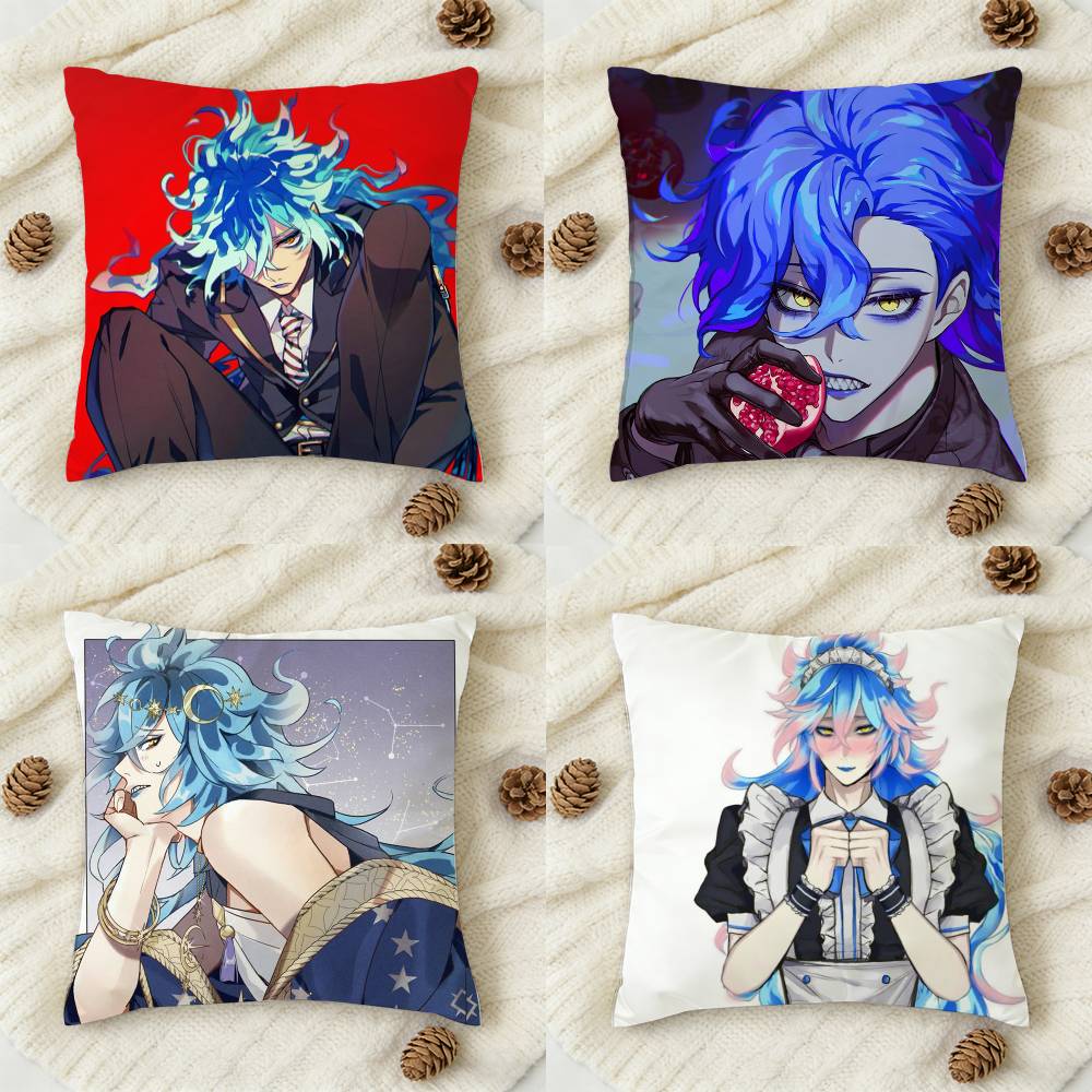 Pc Virtual Singer Idia Shroud Lilia Doublesided Printed Square Decorative Cushion Cover for Sofa Living Room Home Decor