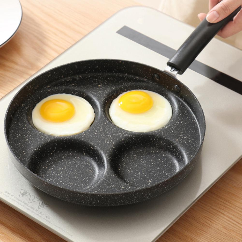 Four Hole Frying Non-stick Egg Pancake Steak Pan Cooking Pans Breakfast Maker