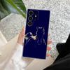 Horses Galloping Animal Painting Phone Case For Samsung Galaxy S24 S23 Ultra 5G S22 S20 Plus S21 FE Clear Case Cover Horse Funda