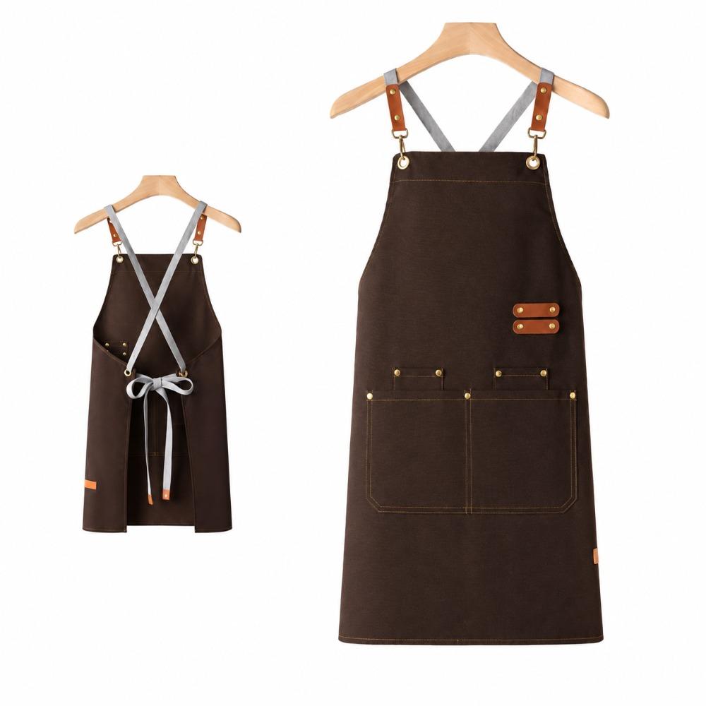 Water Resistant Work Apron Adjustable Straps Restaurant Apron Gifts Cooking Apron Restaurant Work