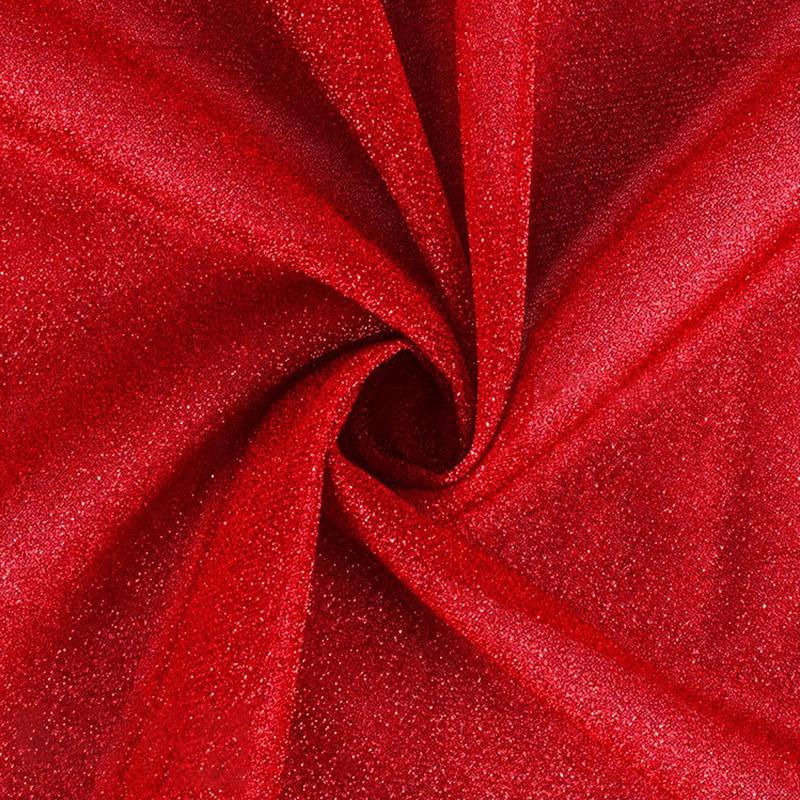 NEW Glitter Yarn Fabric Soft High Stretch Particles Starry Bright Cloth For Colorful Stage Costume Wedding Decor Textiles Fabric