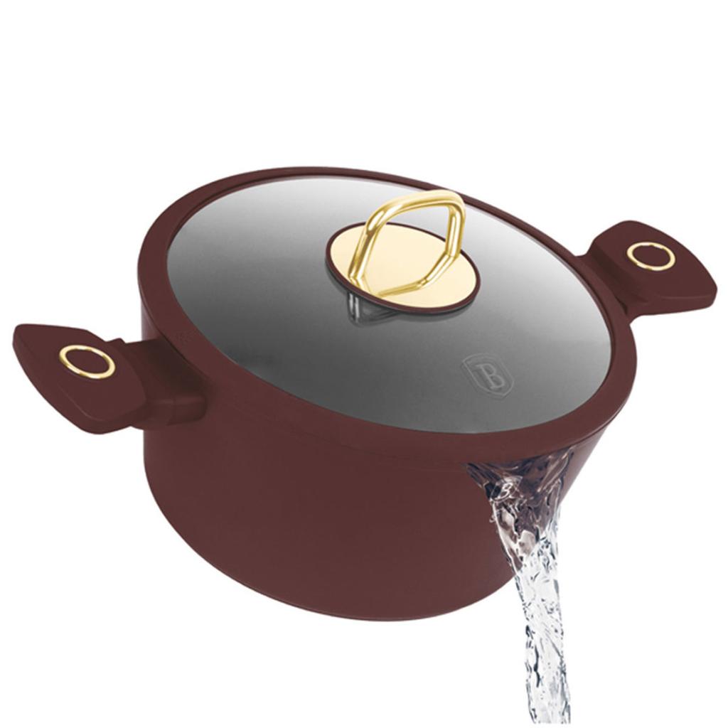 TITANIUM POT WITH LID 30cm BERLINGER HAUS BH-8043 LEONARDO