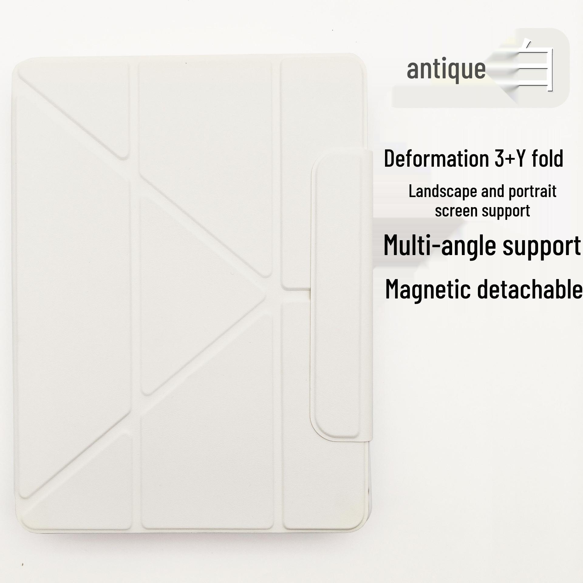 

Защитный чехол-клипса для iPad Air 6 с магнитной двухсторонней фиксацией и Y-образной подставкой 12,9 дюйма iPad 2022