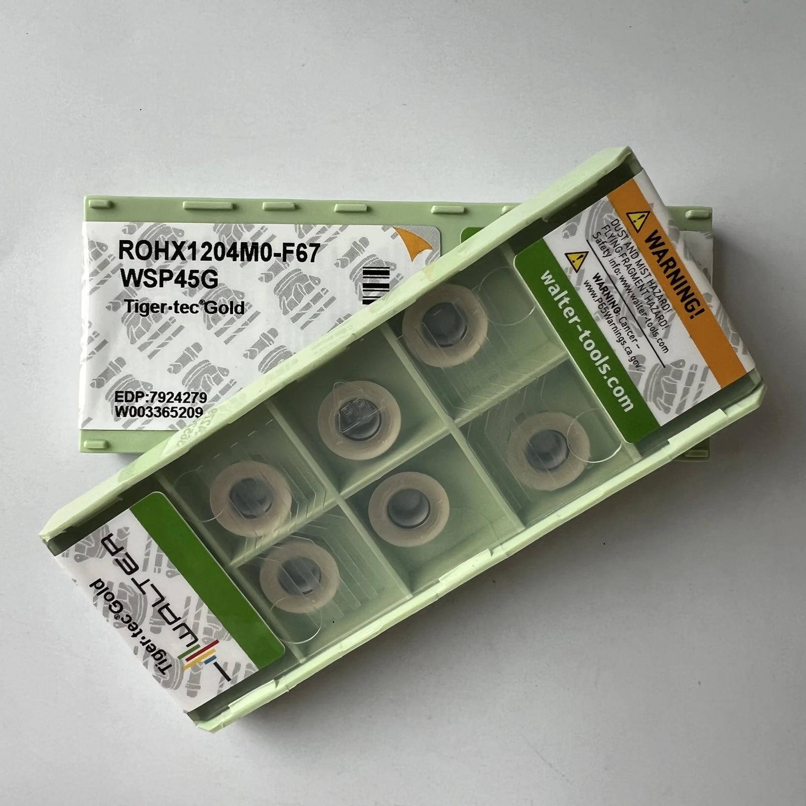 

Original / ROHX1204M0-F67 WSP45G / Industrial indexable Carbide Inserts 10 Pcs