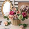 Artificial Flower Night Rose for Home Decoration and Wedding Crafts