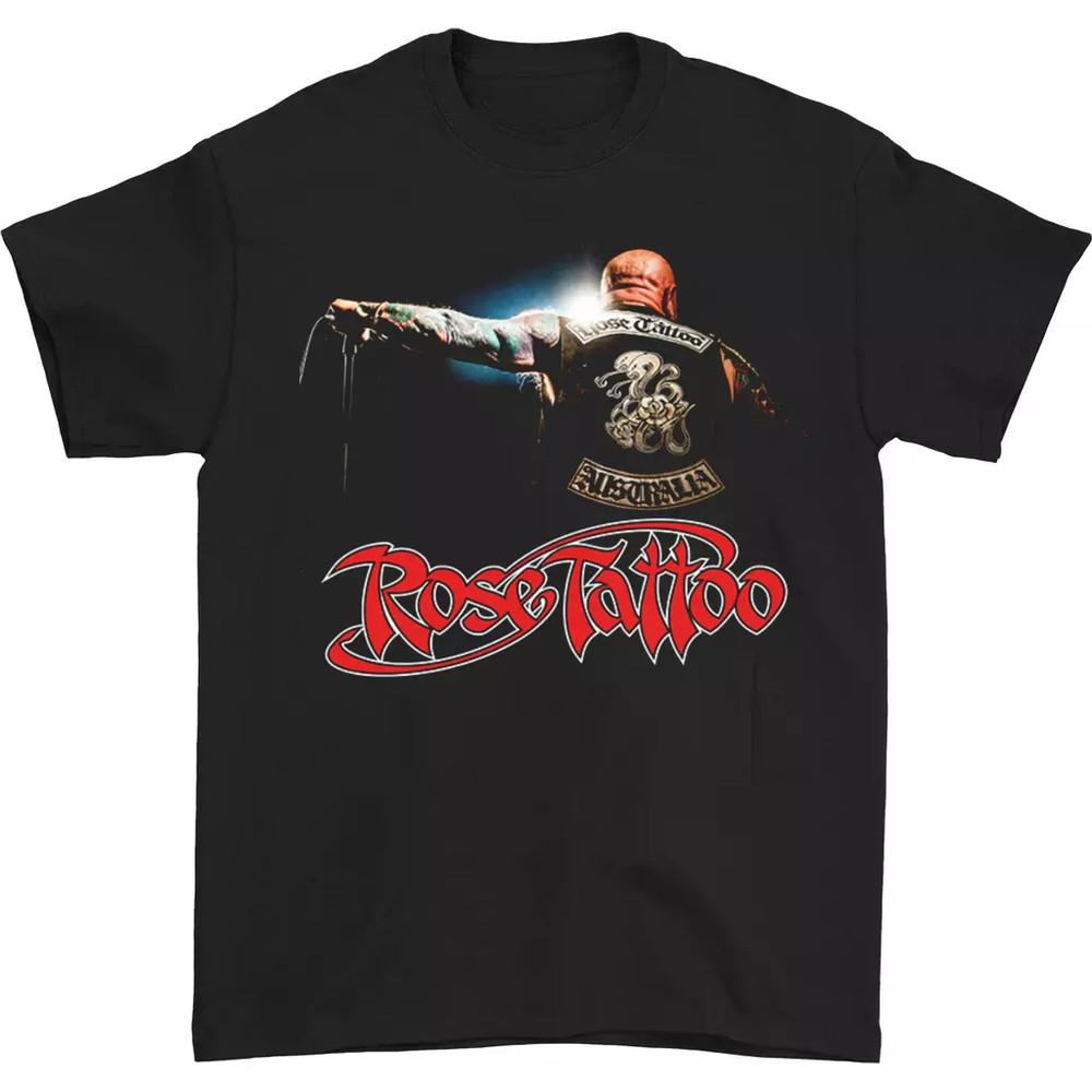 Rose Tattoo BAND Monsters of Rock GIFT FOR FAN T SHIRT Size S-5XL Unisex T-Shirt L