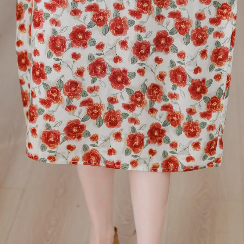 Robes Décontractées pour Femmes Été Vêtements Vintage Grande Taille Sans Manches Ample Robe Longue