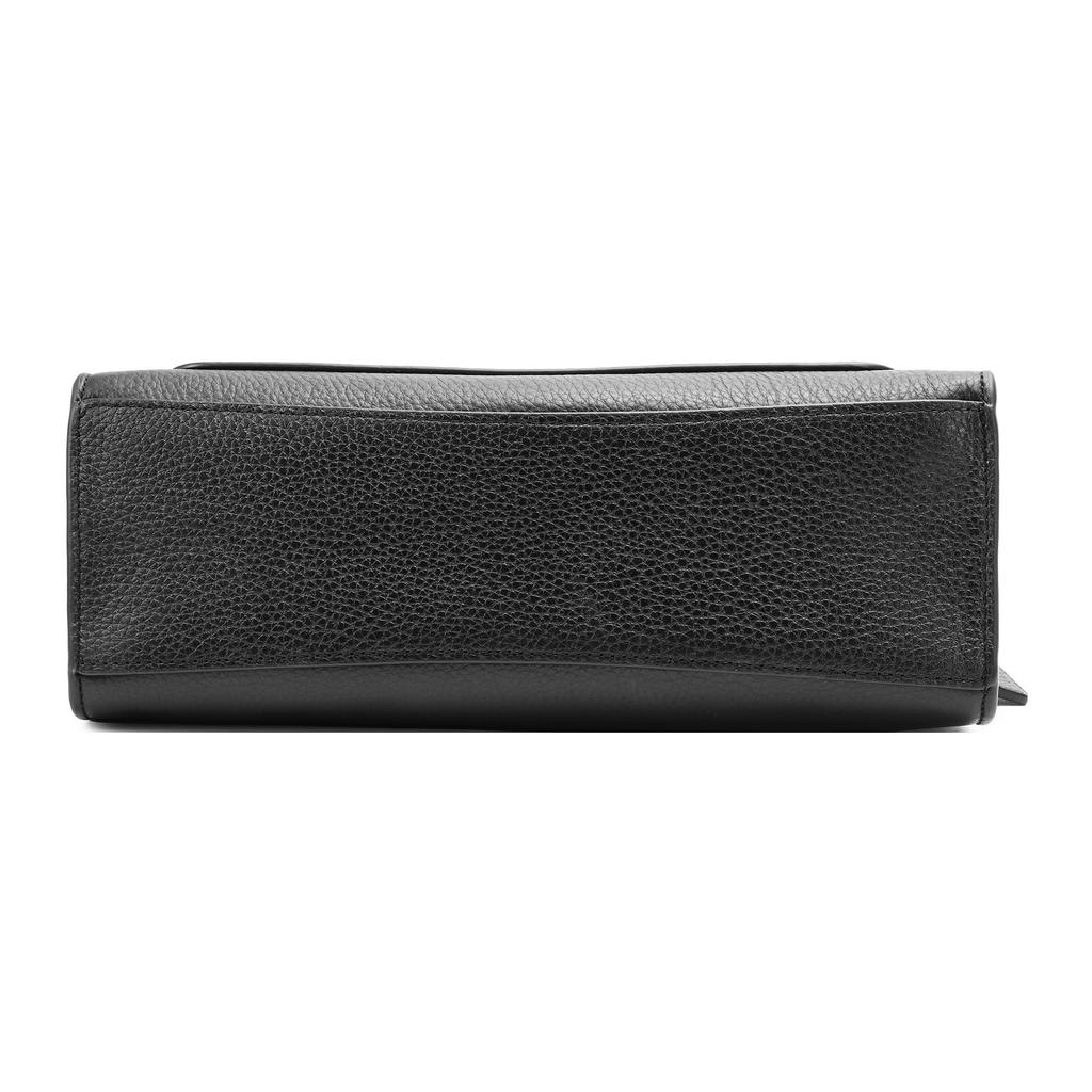 New COACH Lane Cow Leather Crossbody Bag Shoulder Bag Women's Black CC330-SVTSQ