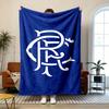 Rangers Football Club Soft and comfortable flannel Suitable for sofas living rooms outdoor camping travel and also makes a great anniversary gift