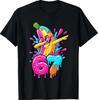 67 Baseball Divertente Dabbing Banana 6 7 Meme T-shirt con Gelato che Cola