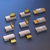 8K DisplayPort 1.4 Adapter, rechtwinkliger DisplayPort-Stecker auf Buchse, vertikale Anschlüsse, Konverter-Extender, unterstützt 8K bei 60 Hz