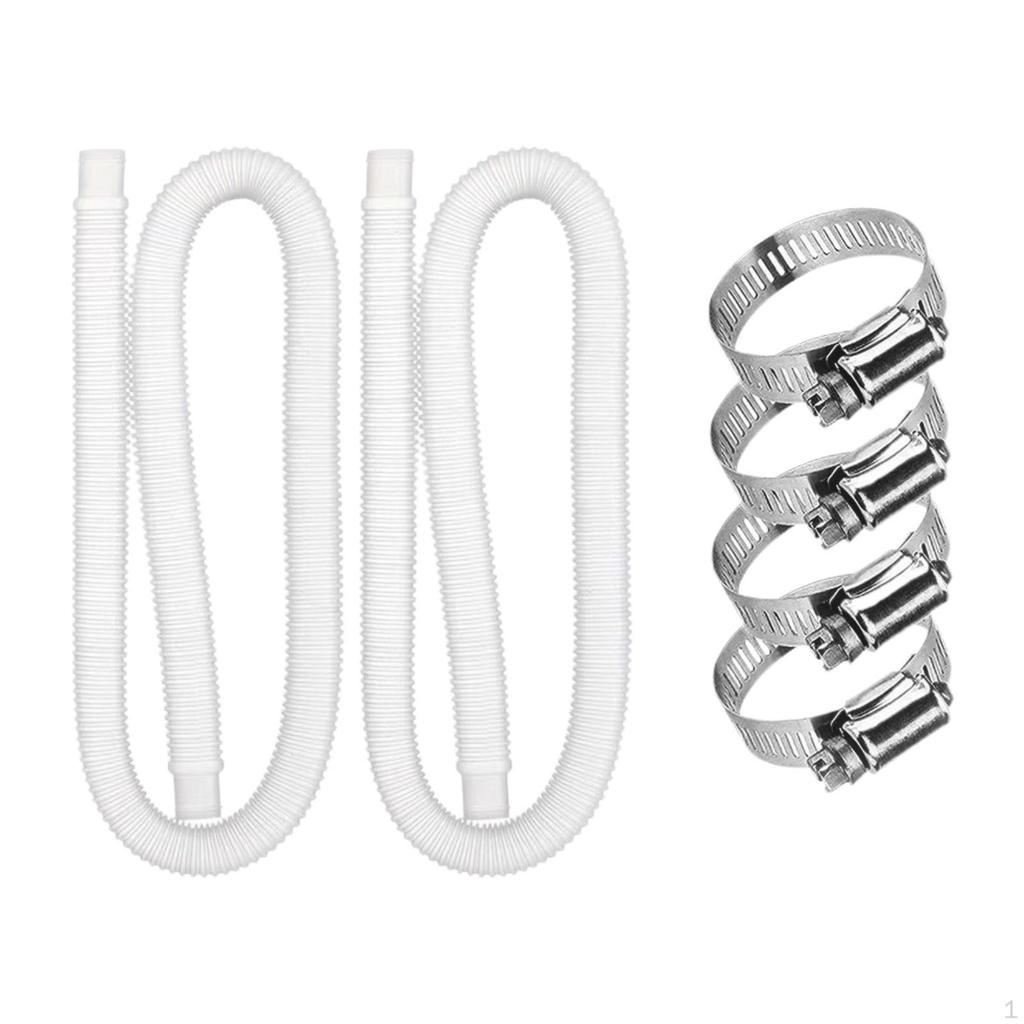2 Pack Pool Pump Hoses 59 Inch for Above Ground Pools