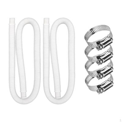 2 Pack Pool Pump Hoses 59 Inch for Above Ground Pools