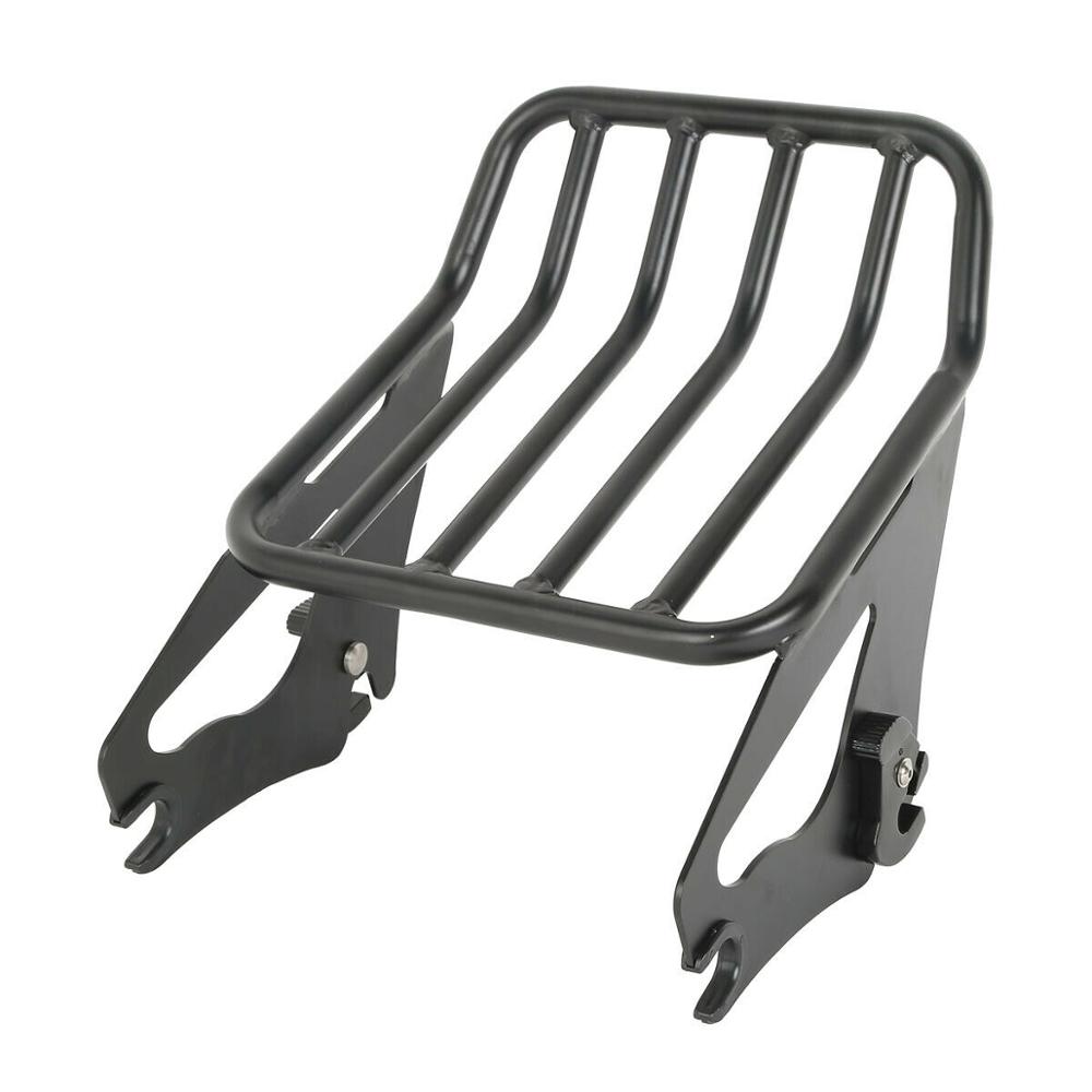 Motorcycle Two-Up Detachables Luggage Rack For Harley Touring Road King Street Glide Electra Glide 2009-2024