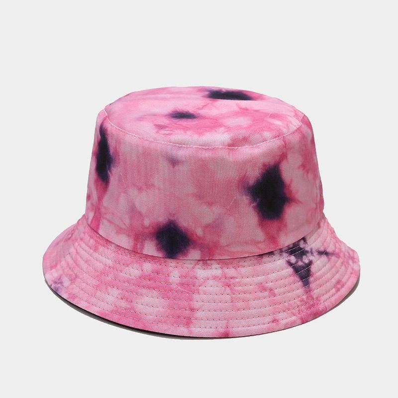 3D Printed Pattern Fisherman Hat Tie Dye Double-sided Basin Hat for Men Women Summer Outdoor Sun Protection Sunshade Hat