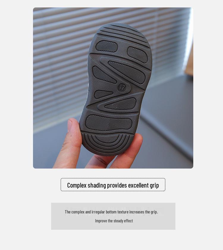 2025 Spring/Autumn Soft Rubber Sole Anti-Collision Toddler Shoes - Fashion Casual for Baby Boys & Girls.