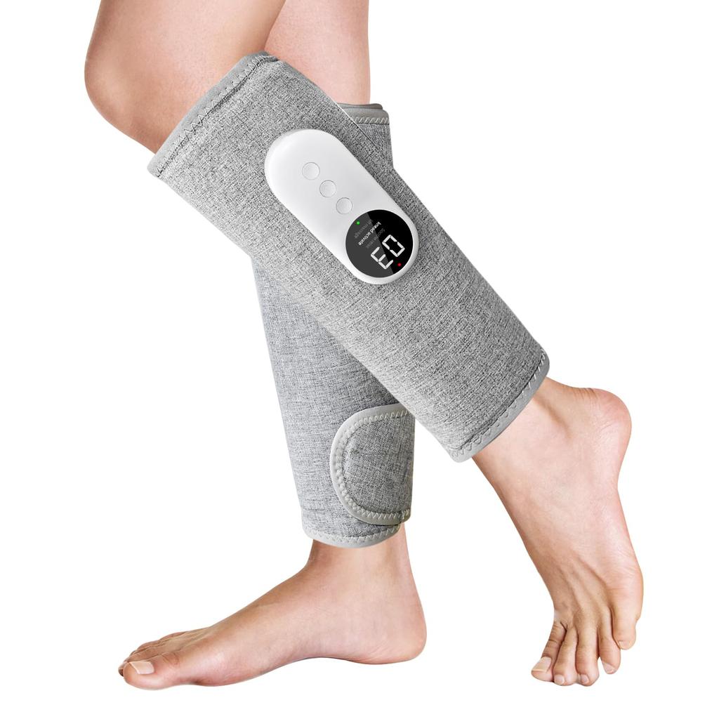 Munyday Calf Care Latest Heat Calf Air Leg Thigh and Foot Air Pressure Cordless USB 3 3 Intensity 3 Temperature Adjustable Easy Suitable for Seated