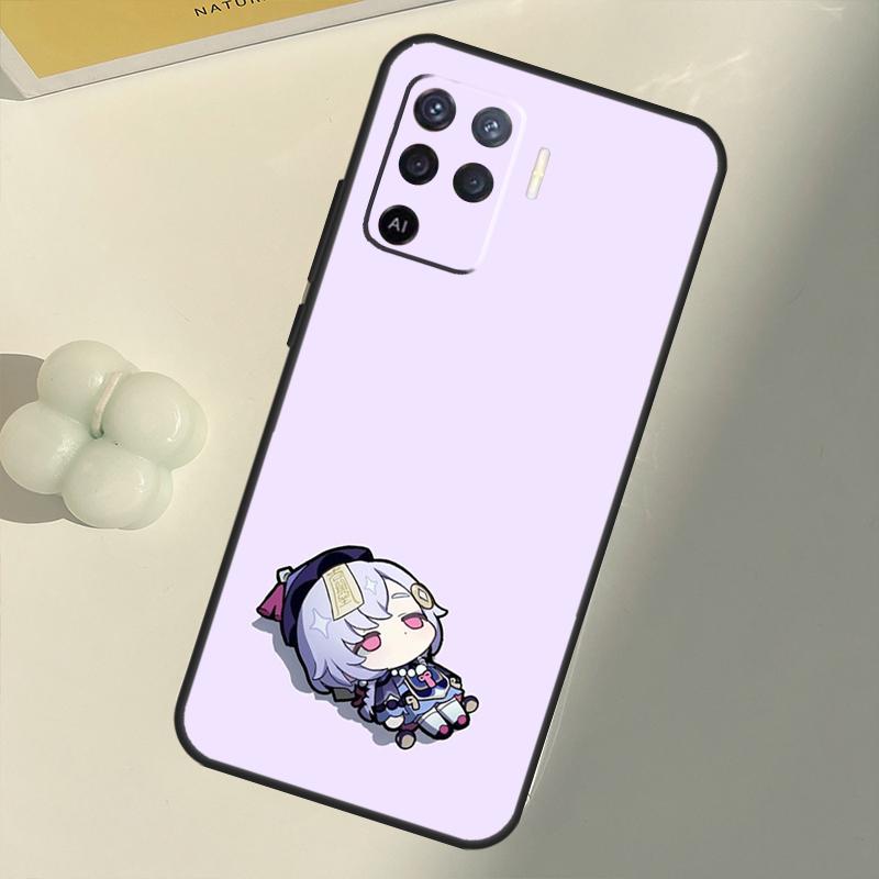 Qiqi Klee Genshin Impact Hülle für OPPO A15 A74 A54 A94 A52 A72 A31 A53 A53S A5 A9 2020 A3S A5S A83 A91 A93 Abdeckung