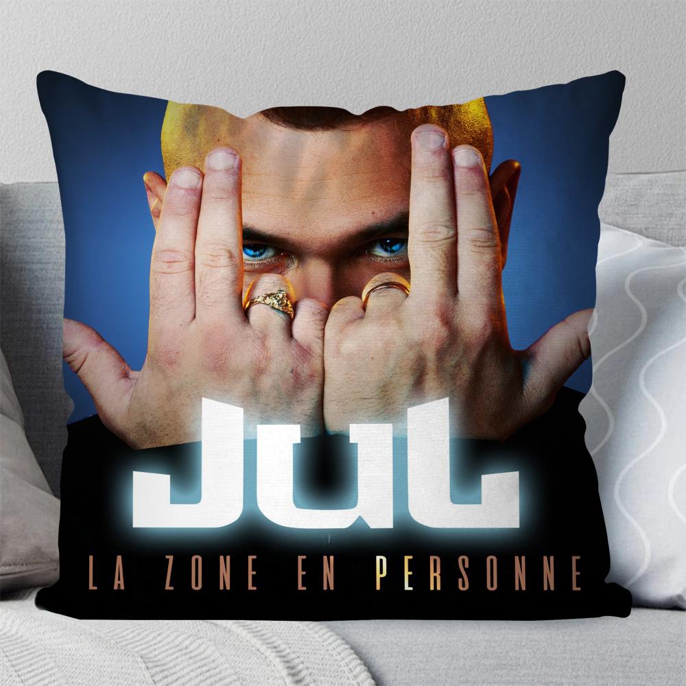 Hot Rapper Jul Mise A Jour Pillow Case Square Pillow Bedroom Sofa Leisure Comfort Cushion Car Living Room Home Decoration 40X40