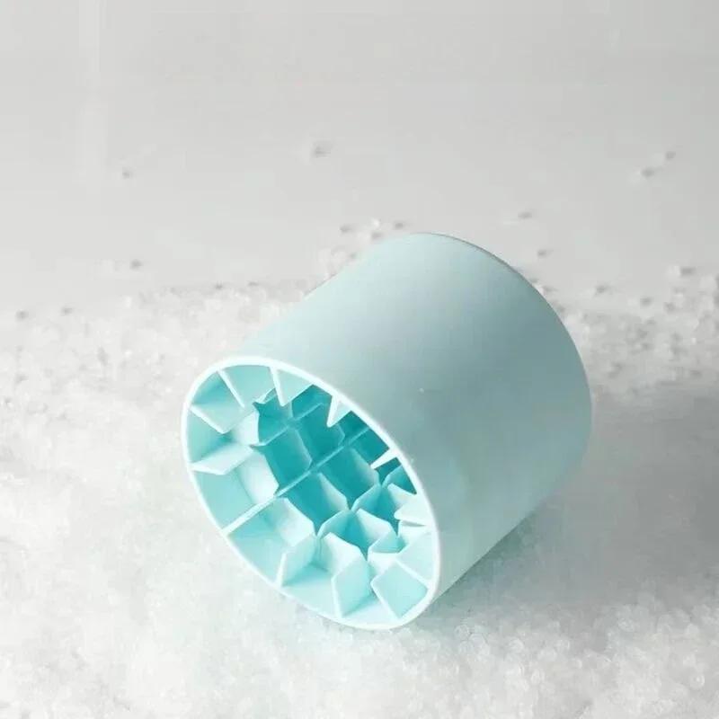 Silicone Cylinder Ice Mold Quick Freeze Ice Cube Tray for Whiskey Beverages, Portable Bucket-Style Maker  kitchen accessories