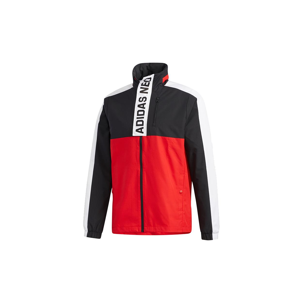Мужские куртки Adidas Neo Светло-алый Воротник-стойка Умеренная Другое GQ3281 S