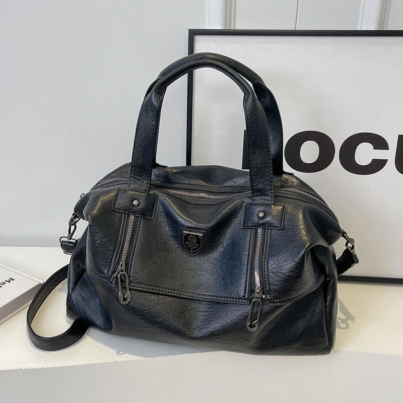 Geantă retro pentru femei, geantă de navetă de mare capacitate pentru femei, geantă messenger de umăr pentru femei, geantă de mână pentru femei