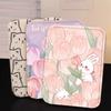 Floral Vanity Mirror Standing Compact Mirror Portable Desktop Makeup Mirror  for Student Dormitory
