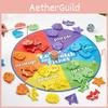 Fishing Wooden Magnetic Puzzle Toy With Color Matching For Kids Educational Play