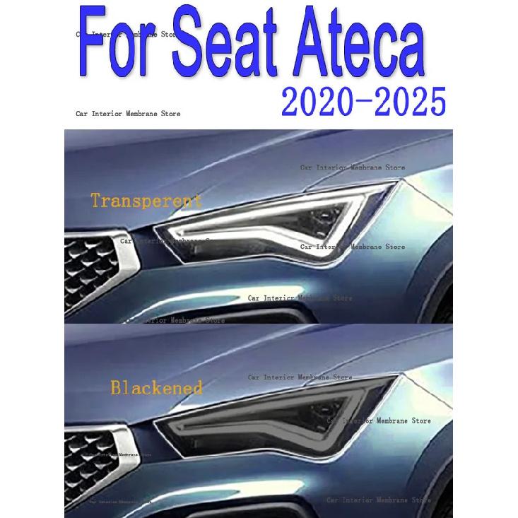 For Seat Ateca -2025 TPU Car Exterior Headlights Anti-Scratch Protective Film Headlamps Repair Sticker Accessories Refit