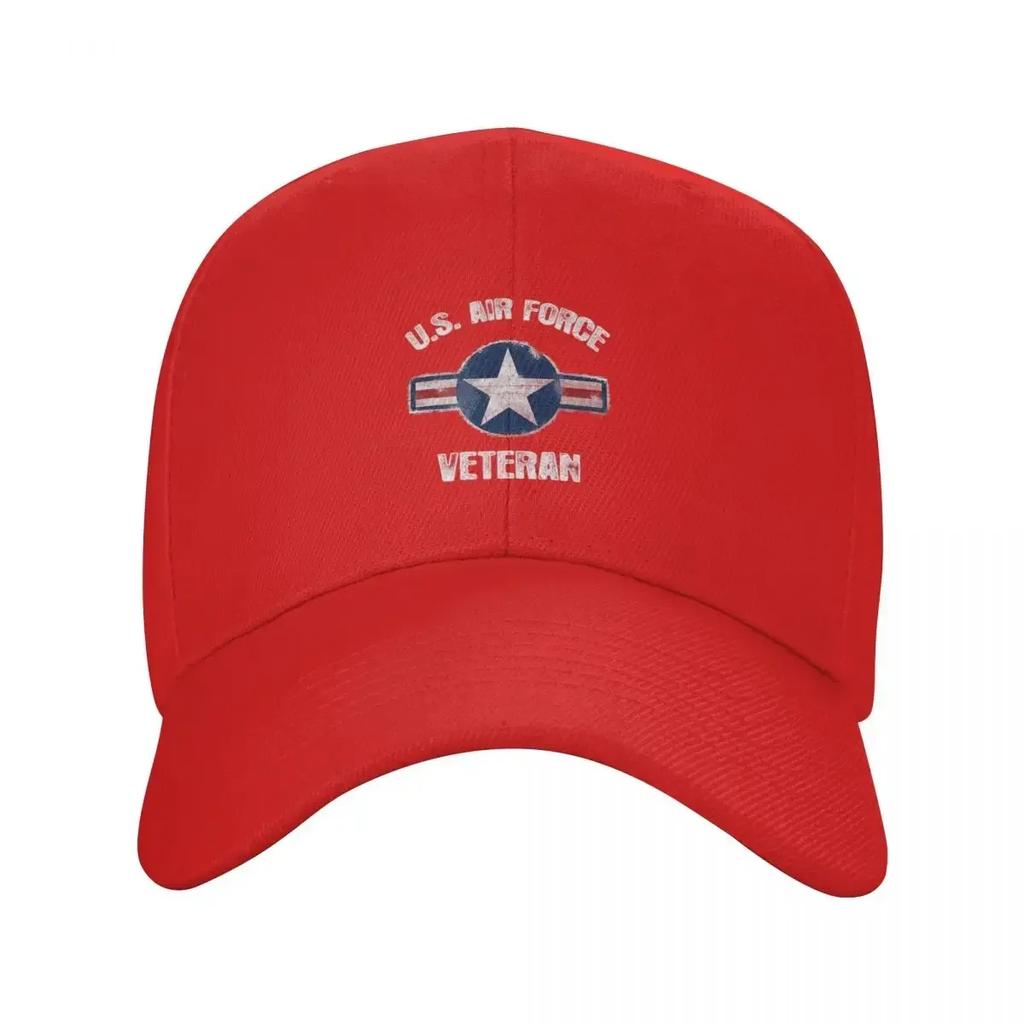 Vintage USAF Veteran  Vintage US Air Force Veteran Tee Premium Baseball Cap Hat Unisex Luxury Snap Back Hat Women Hats Unisexs