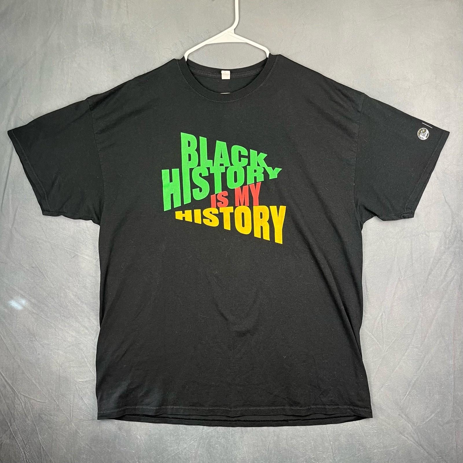 Black History Is My History Shirt 2XL Golden State Warriors Promotional EE-01 XXXXL