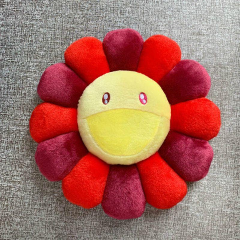Bright And Colorful 40cm Takashi Murakami Rainbow Flower Pillow Plush For Kids