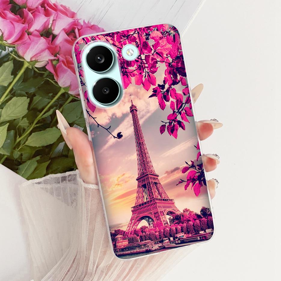 For Xiaomi Poco X8 Pro 5G Case Cute Cat Peacock Painted Cover Soft Slim Phone Case For Xiaomi Poco X8 Pro Max PocoX8 Pro 5G Bags