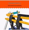 Four-Wheel Children's Walker for Lower Limb Rehabilitation