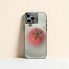 Tomato Fruit Clear Korean Cute ins Phone Case For iPhone 17, 16,15,14,13,12,11 Plus,Pro Max, Others Soft Black Cover