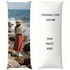 1 Customized Photo Personalized Pillowcase, Extra Long Pillowcase, Zipper Closure, Wedding Anniversary Celebration, Valentine's