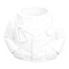 White Coat Pen Holder PLA Creative Doctor Themed Desk Pencil Holder for Home Office