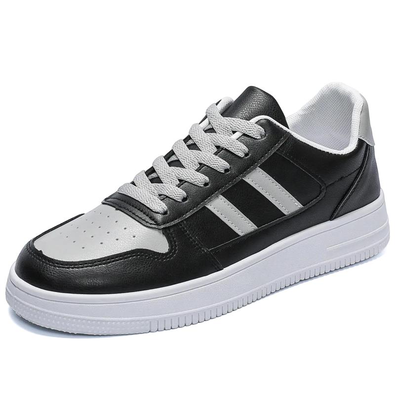 

Мужские дышащие повседневные туфли на толстой подошве, летние туфли для ходьбы на мягкой подошве, модные молодежные спортивные туфли на доске, мужские туфли на плоской подошве 44