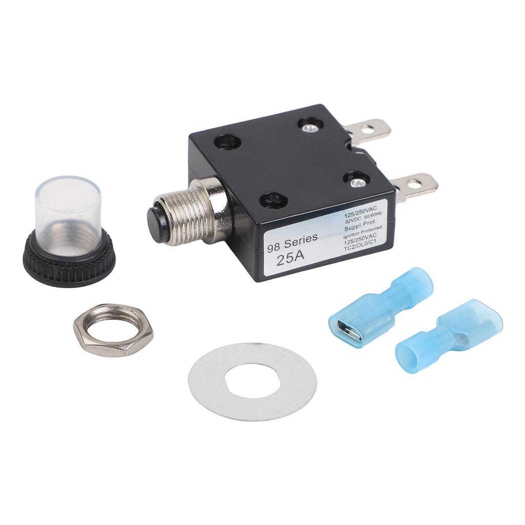 Circuit Breaker For Appliances Circuit Breaker Metal Terminals Long Service Life Safe Operation In Rain Suitable For Appliances