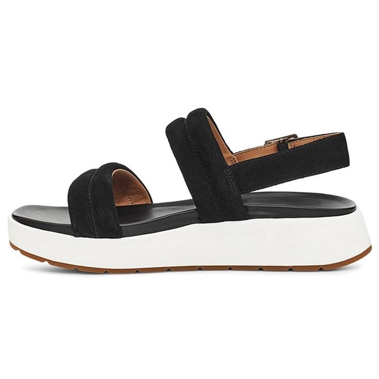 (WMNS) UGG Lynnden Outdoor Casual Open Toe Sports Sandals Black Women s 1111071-BLK