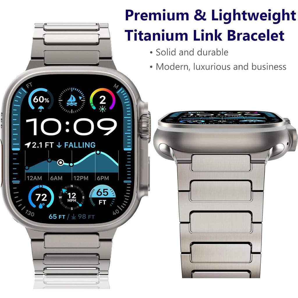 Compatible Titanium Alloy Strap for Apple Watch Ultra 3