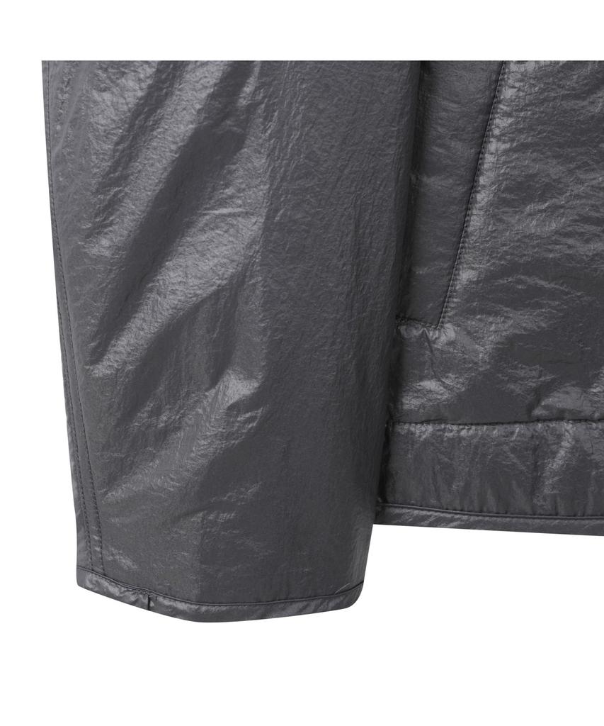 Customellow Gray Padding Cardigan Jacket Cwuas25112Gyd