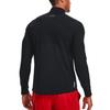 Under Armour Rush Series Solid High Collar Sports T-Shirt Men Tops Black 1366059-001