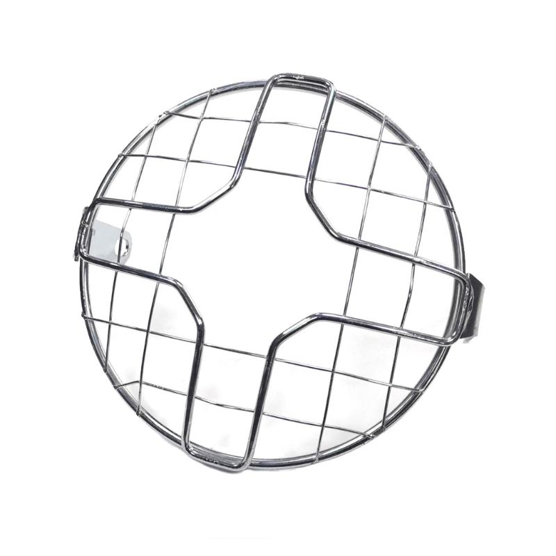 

UV Protective Motorcycle Headlight Guard Metal Cover Protector Case For CG125 Long Distance Travel High Altitudes Areas