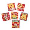 6Pcs Cartoon Lucky Red Pocket Thickened New Year Red Packet 2025 Red Envelope Bag  Spring Festival