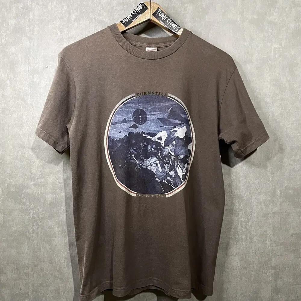 Turnstile Time & Space short sleeve classic dark chocolate color shirt KV31934 Unisex T-Shirt XXL